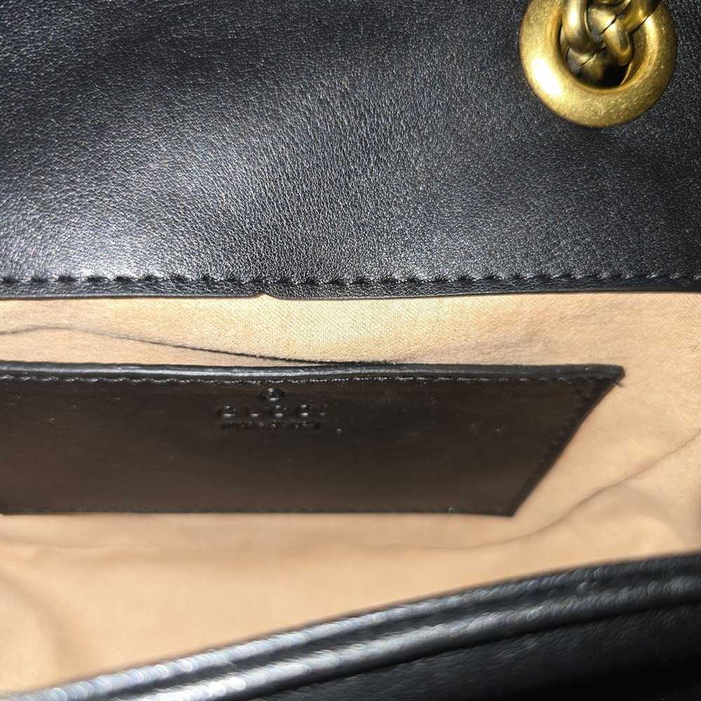 Gucci Black leather  Jumbo GG Crossbody - image 2