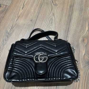 Marmont black pleather