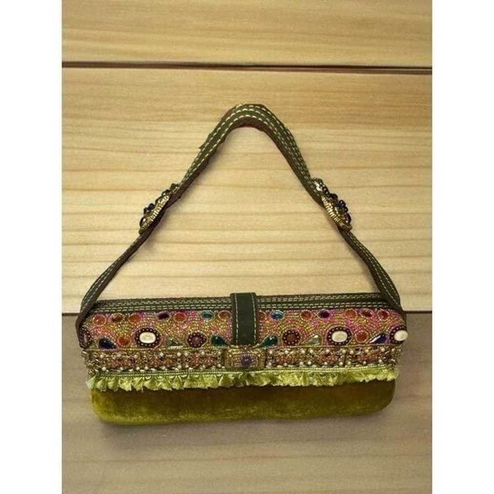 Vintage Mary Frances Jeweled Baguette Bag - image 10