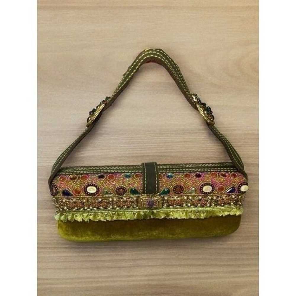 Vintage Mary Frances Jeweled Baguette Bag - image 1