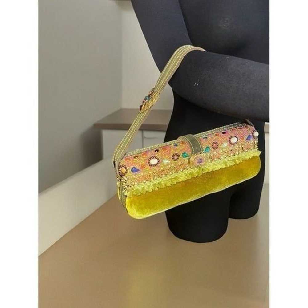 Vintage Mary Frances Jeweled Baguette Bag - image 7