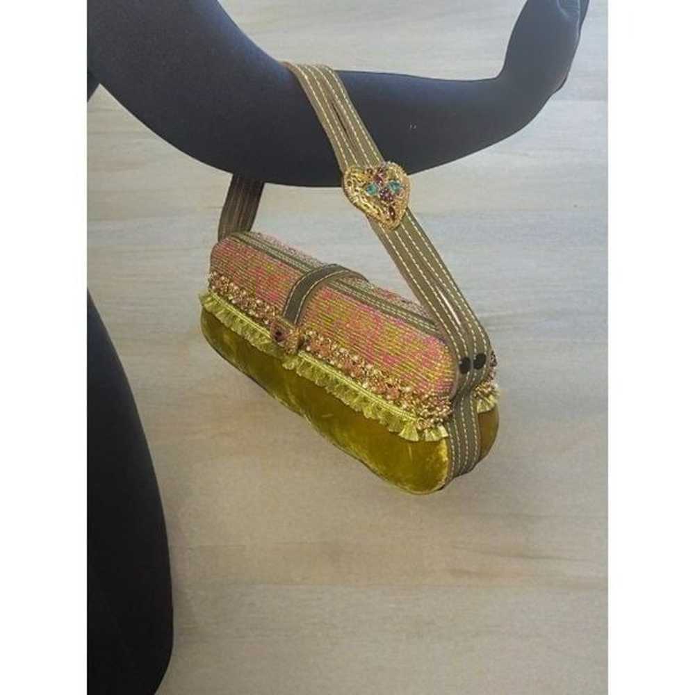 Vintage Mary Frances Jeweled Baguette Bag - image 8