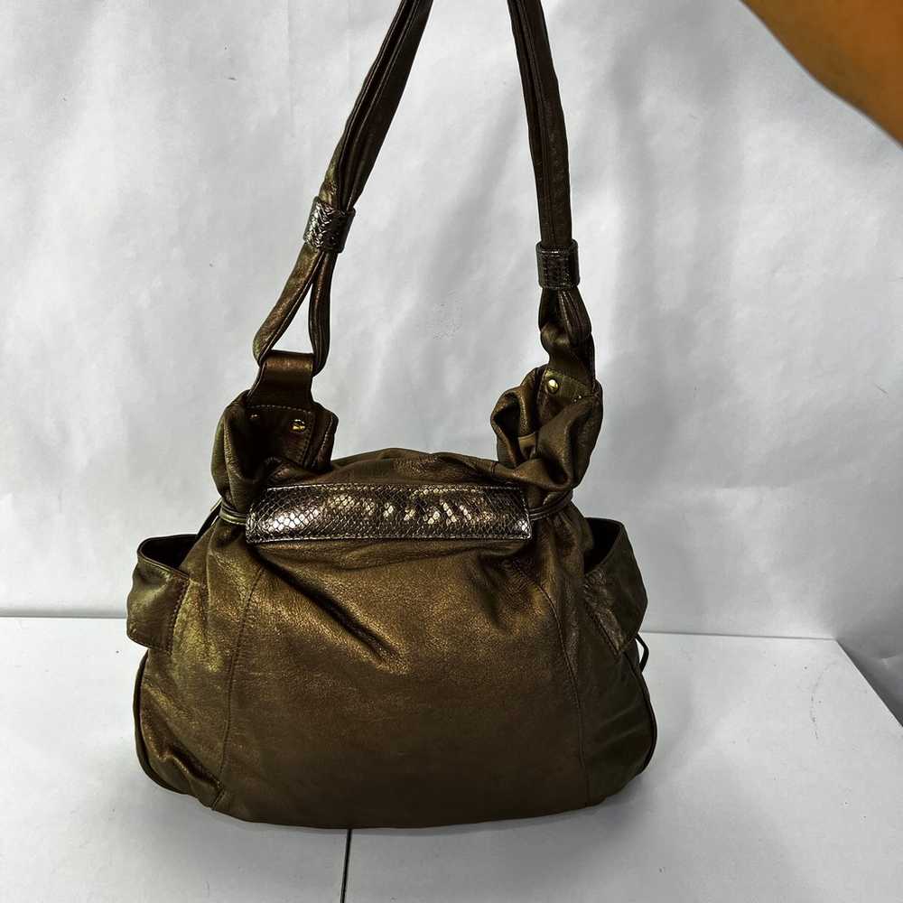 SEE BY CHLOE Genuine Leather Gold Hobo Shoulder B… - image 8