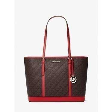 Michael Kors Jet Set Travel Large Logo Tote Bag - image 1