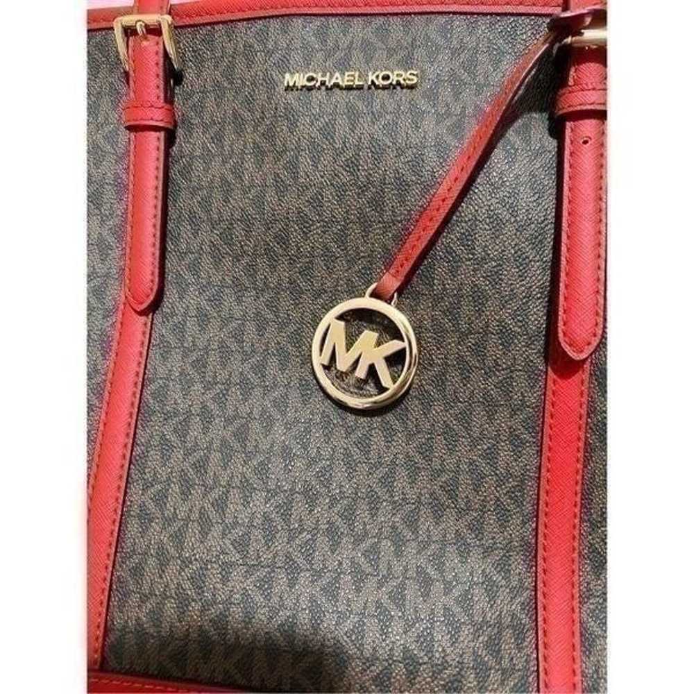 Michael Kors Jet Set Travel Large Logo Tote Bag - image 4