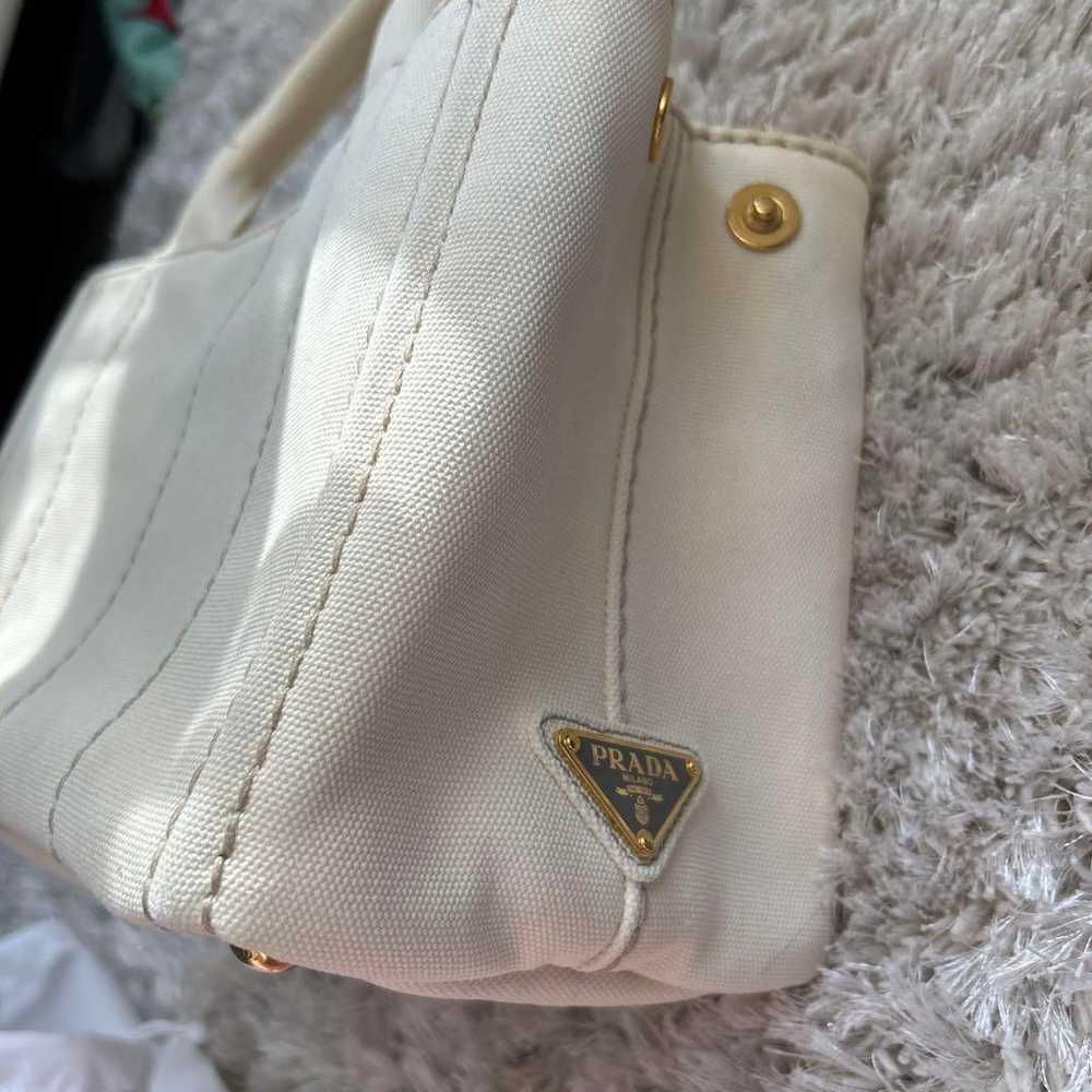 PRADA Ivory Handbag with Strap - image 10