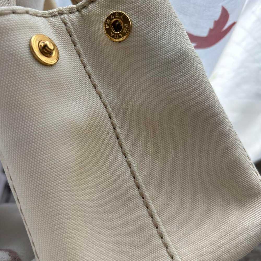 PRADA Ivory Handbag with Strap - image 8