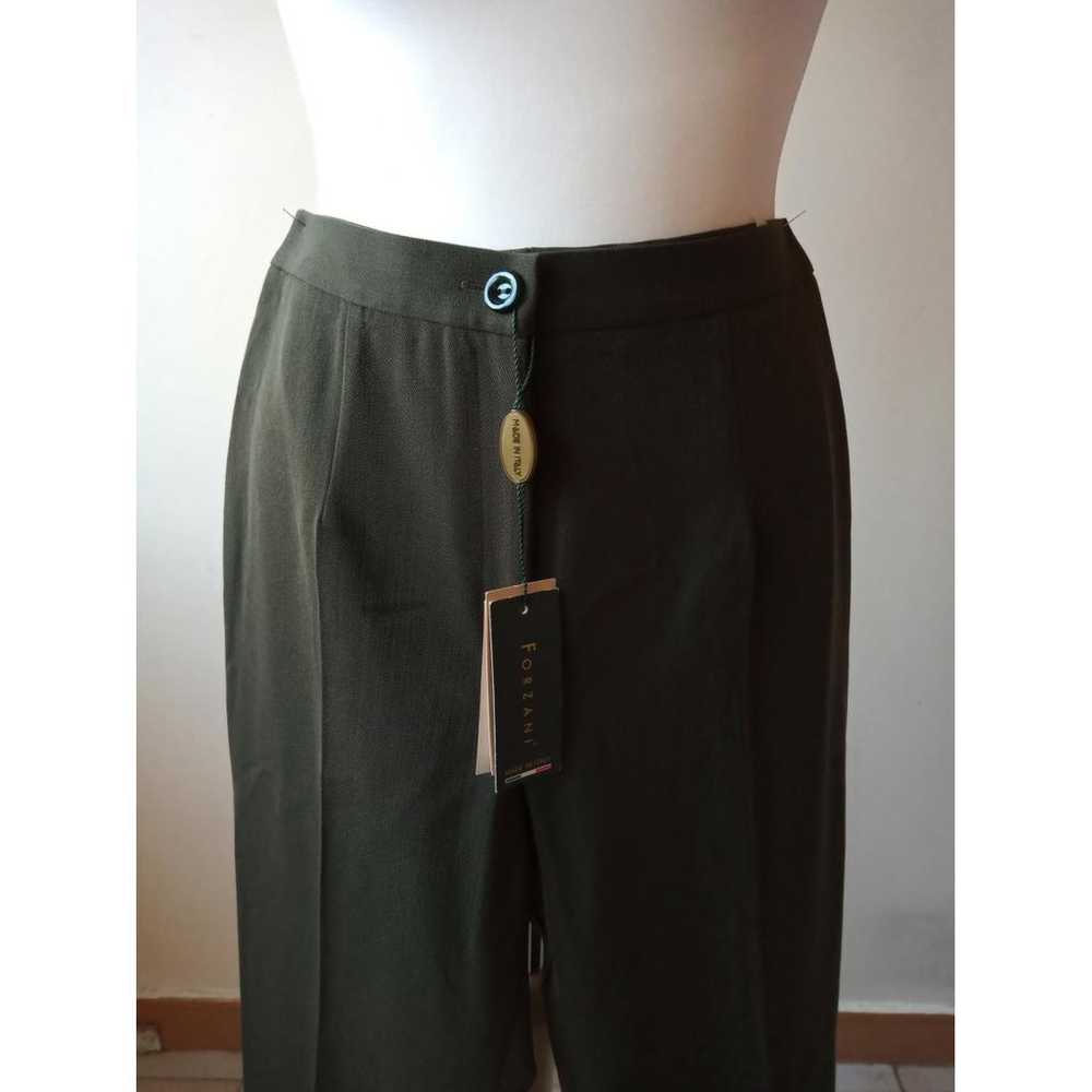 Non Signé / Unsigned Wool straight pants - image 2