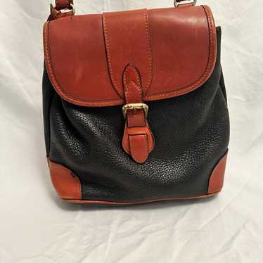 Liz Claiborne Vintage Black and Brown Crossbody - image 1