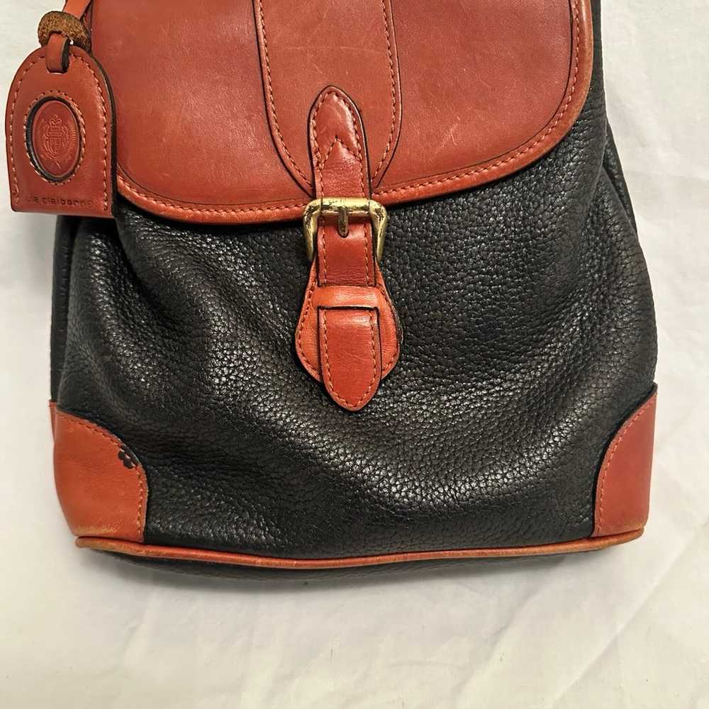 Liz Claiborne Vintage Black and Brown Crossbody - image 4