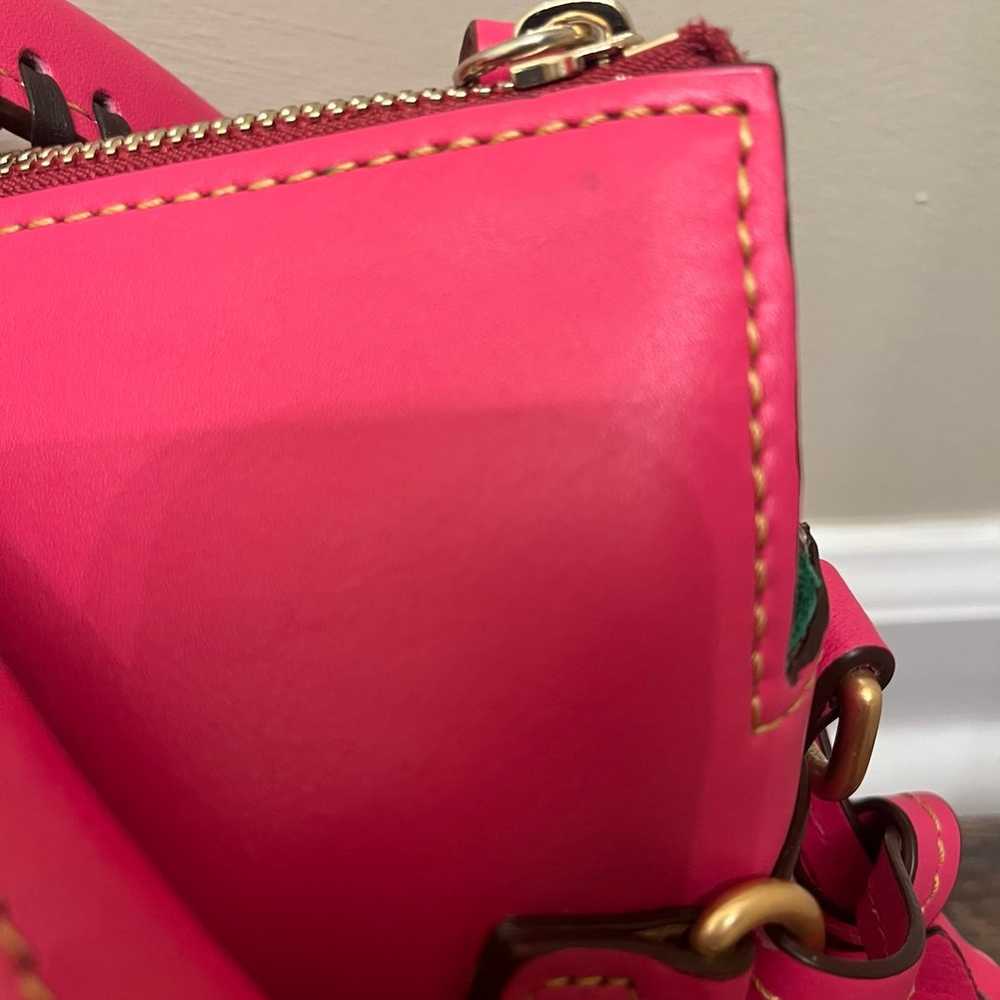 Dooney & Bourke Mini Florentine Satchel Fuchsia - image 3