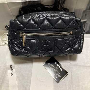 CHANEL ☆ Black ☆ Quilted ☆ Pouch ☆