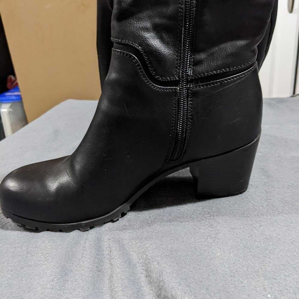 Style & Co tall knee high black boots 9.5 EUC - image 3