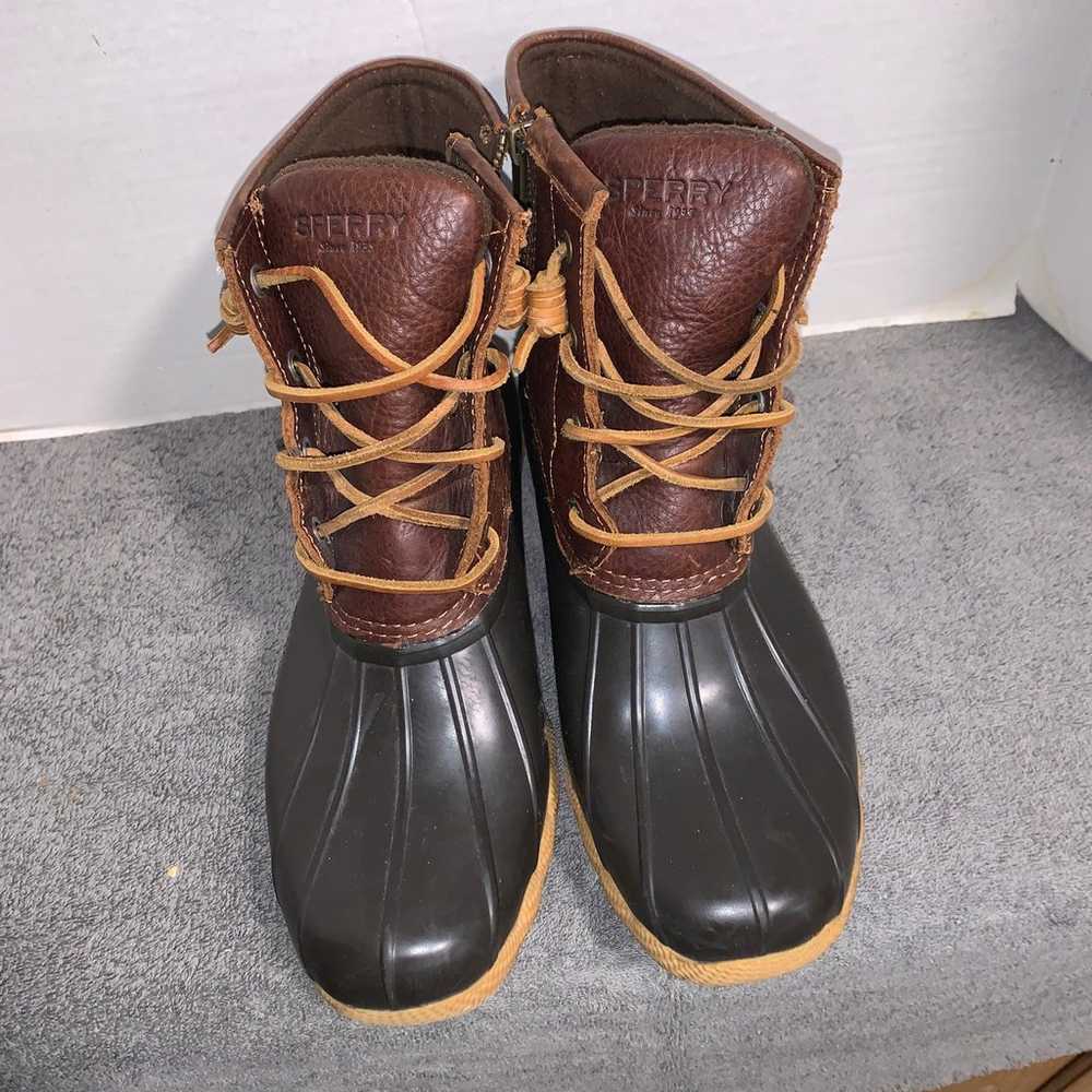 Sperry Top Sider Saltwater Duck Boot Womens Sz 9.… - image 2