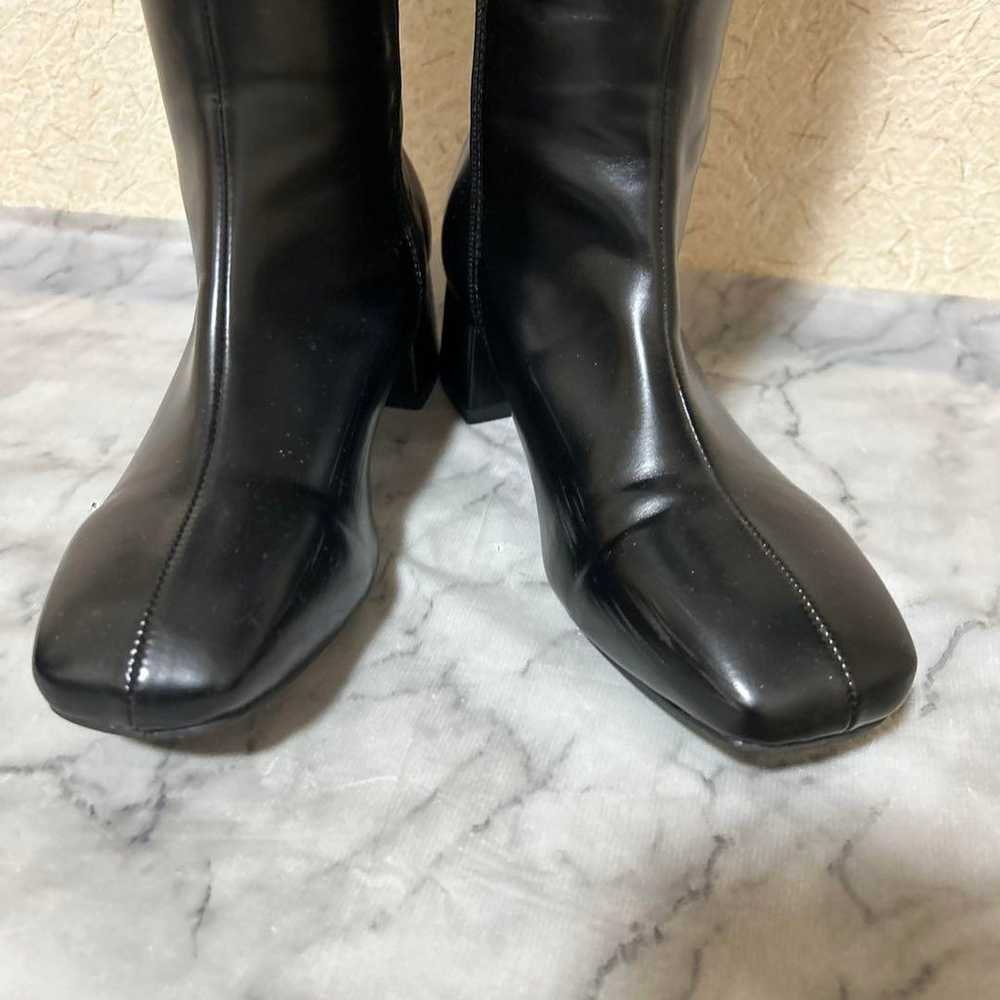 Used Long Boots in Excellent Condition, Black, Si… - image 2