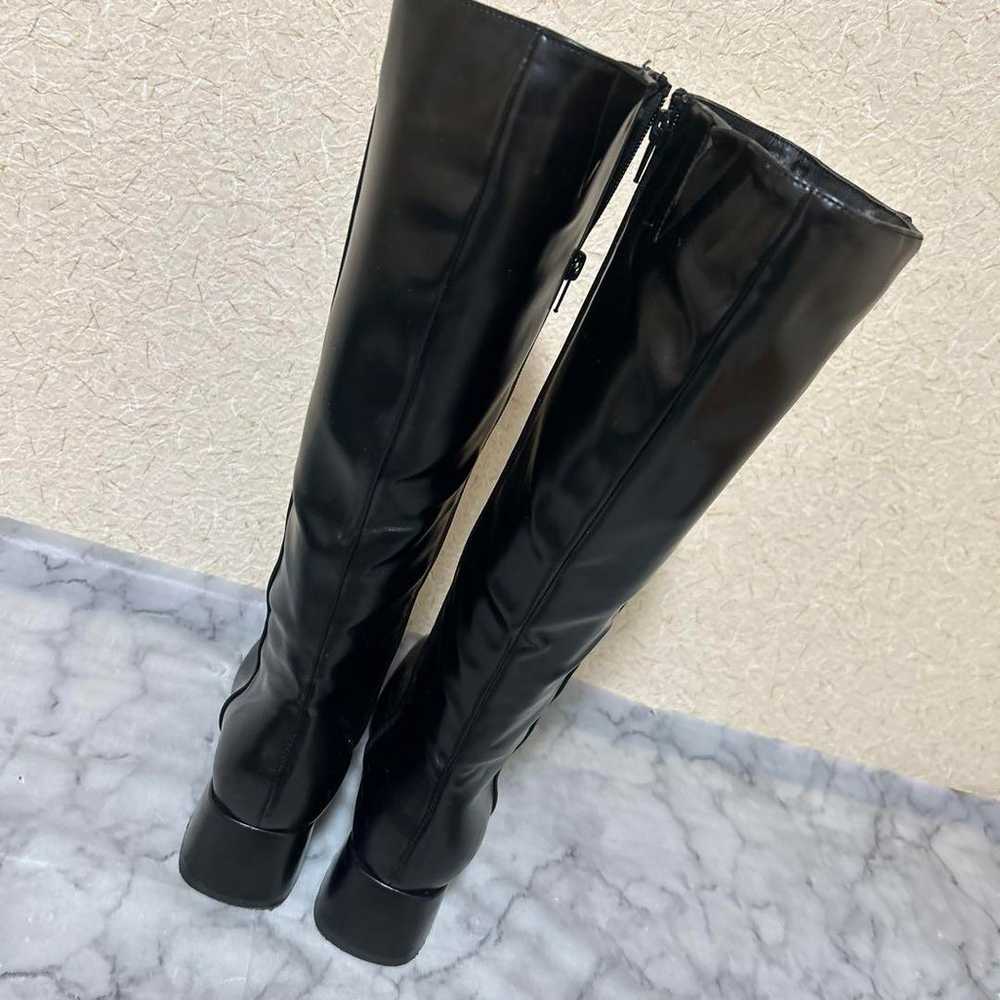 Used Long Boots in Excellent Condition, Black, Si… - image 3