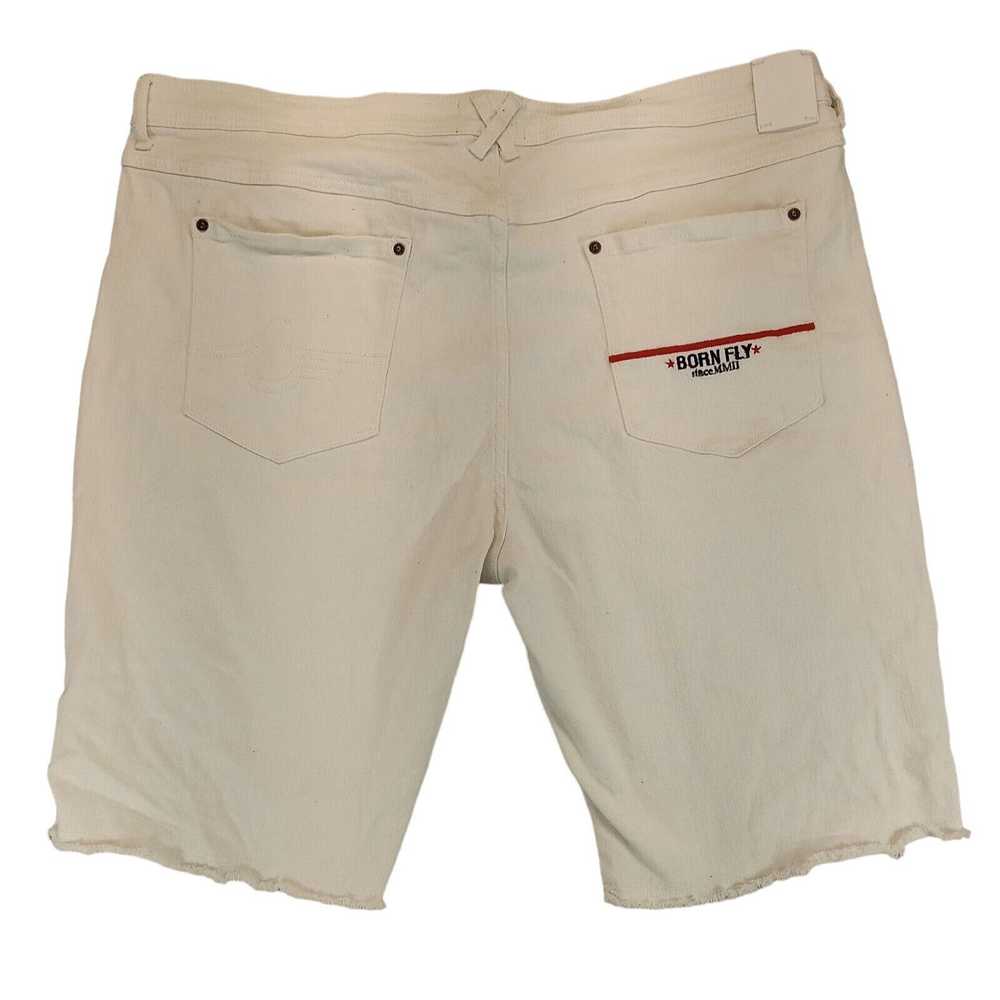 Born Fly Born Fly Jean Shorts 44 Men's Destroyed … - image 2