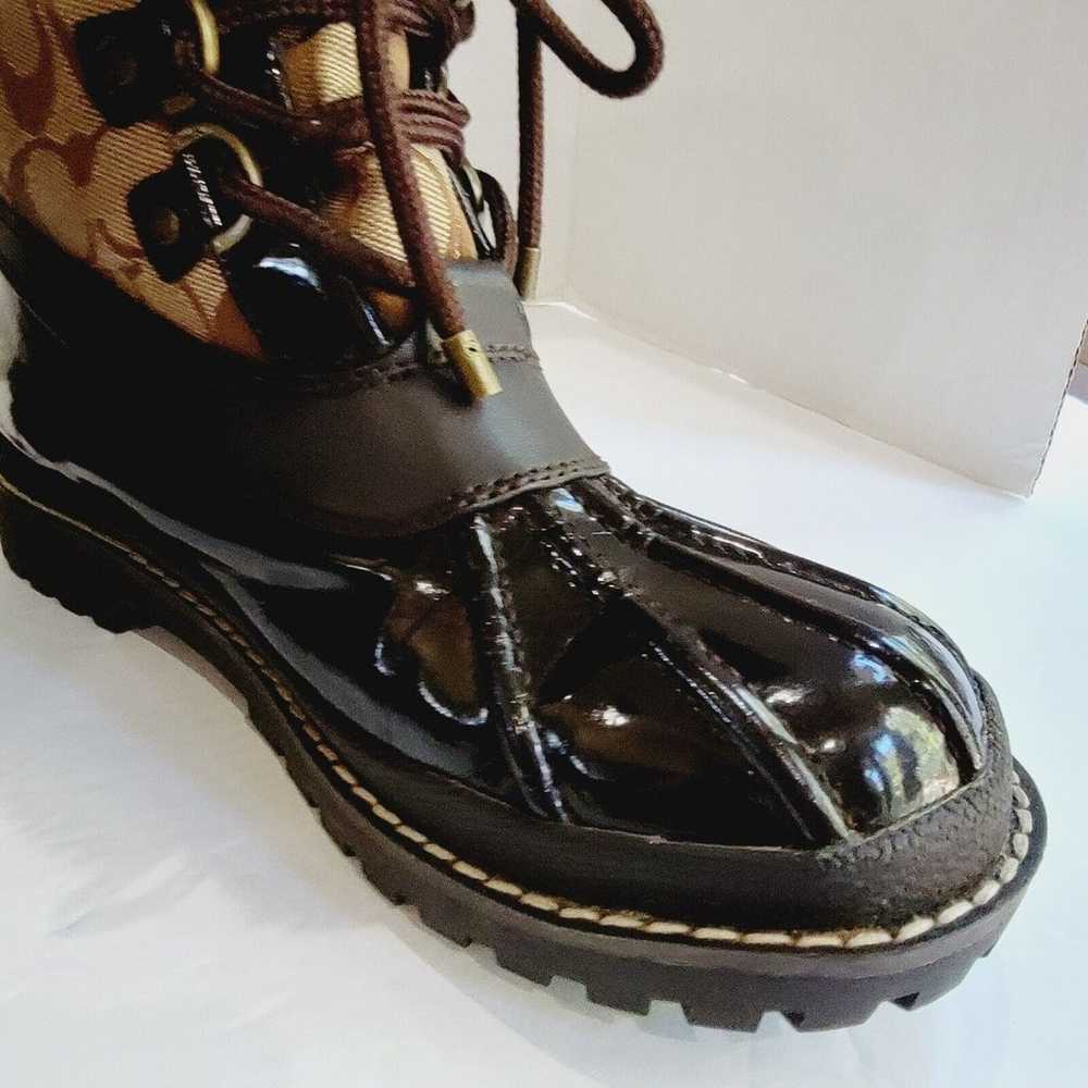 Coach Leonora Winter Snow Boots Women's Sz 6.5 Fa… - image 11