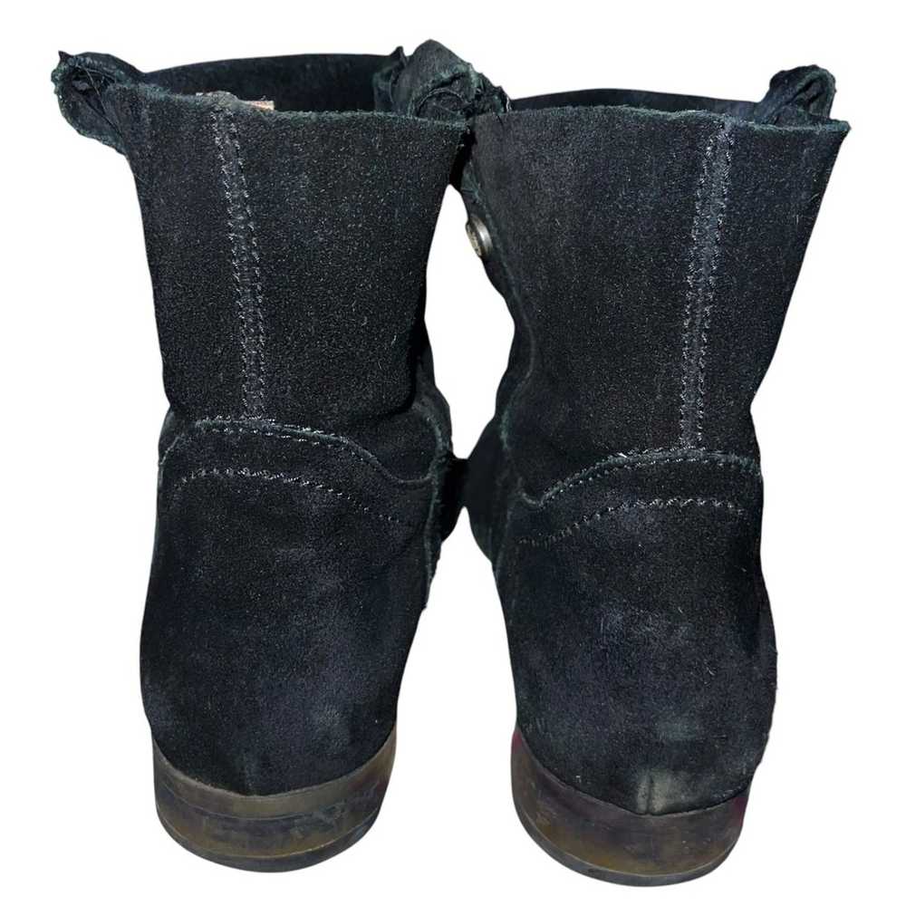 Frye & Co Boots 7.5M Sarah Shortie Ankle Black Su… - image 3