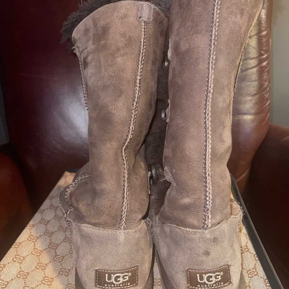 Ugg Bailey Button Triplet boots Size 7 - image 3