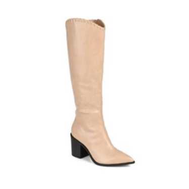 Journee Collection Knee High Tan Boots - Sz 10