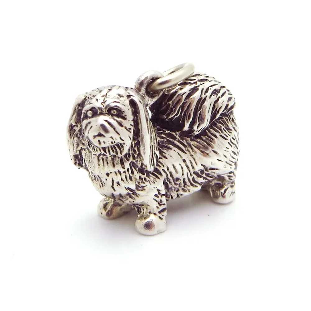 Adorable Vintage Sterling Silver Solid Pomeranian… - image 10