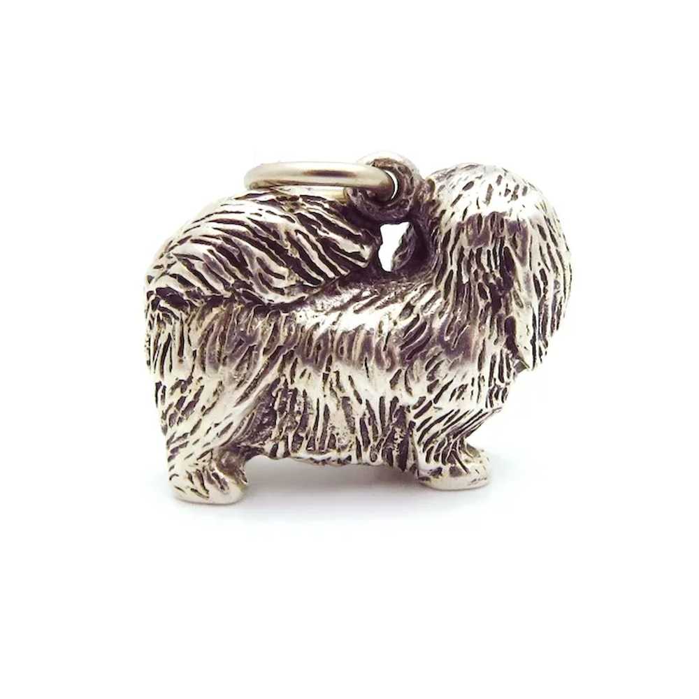 Adorable Vintage Sterling Silver Solid Pomeranian… - image 5