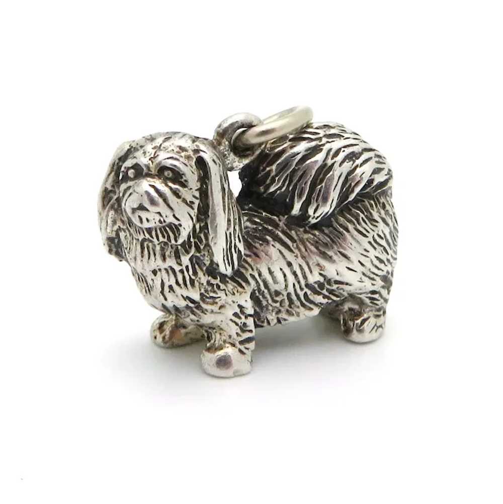 Adorable Vintage Sterling Silver Solid Pomeranian… - image 6