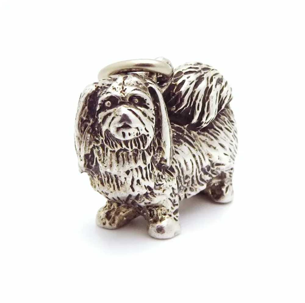 Adorable Vintage Sterling Silver Solid Pomeranian… - image 7