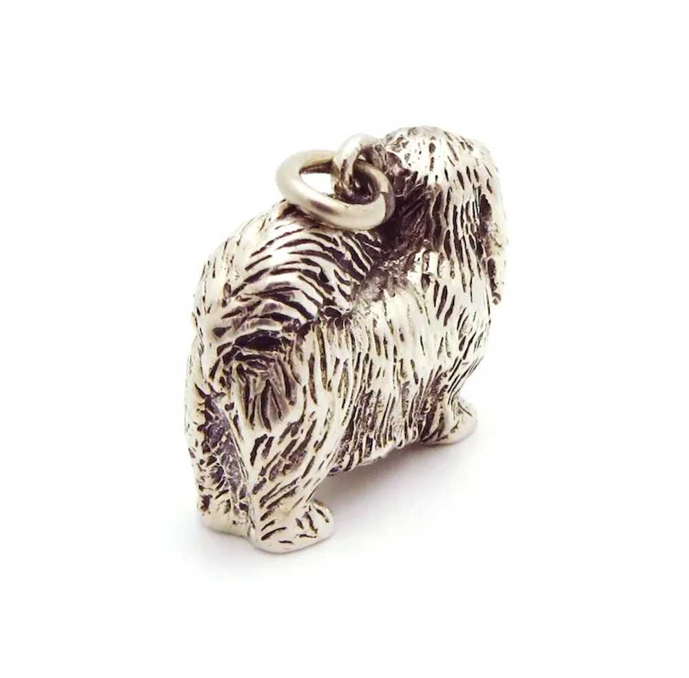 Adorable Vintage Sterling Silver Solid Pomeranian… - image 8