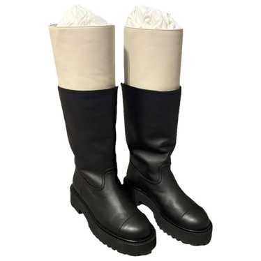 Chanel Leather riding boots