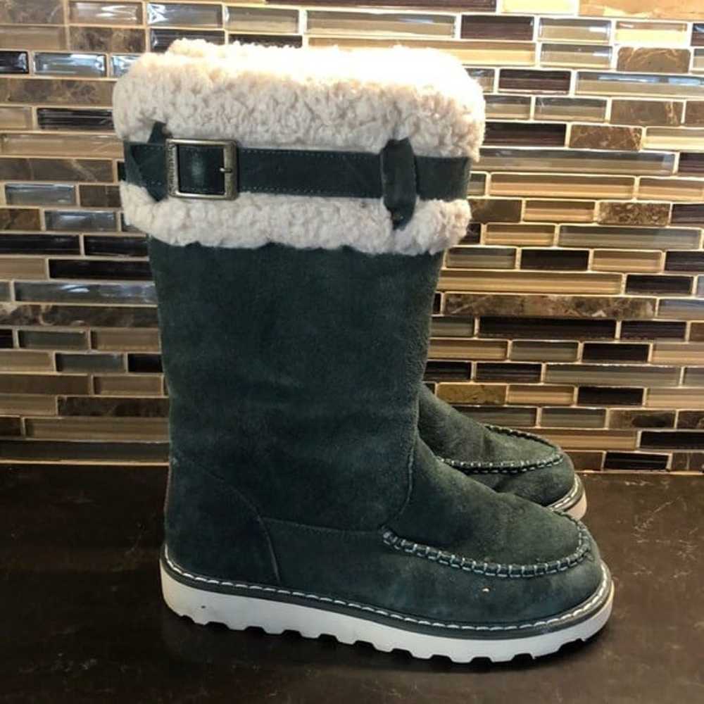 BearPaw Avery teal hunter winter wool li - image 3