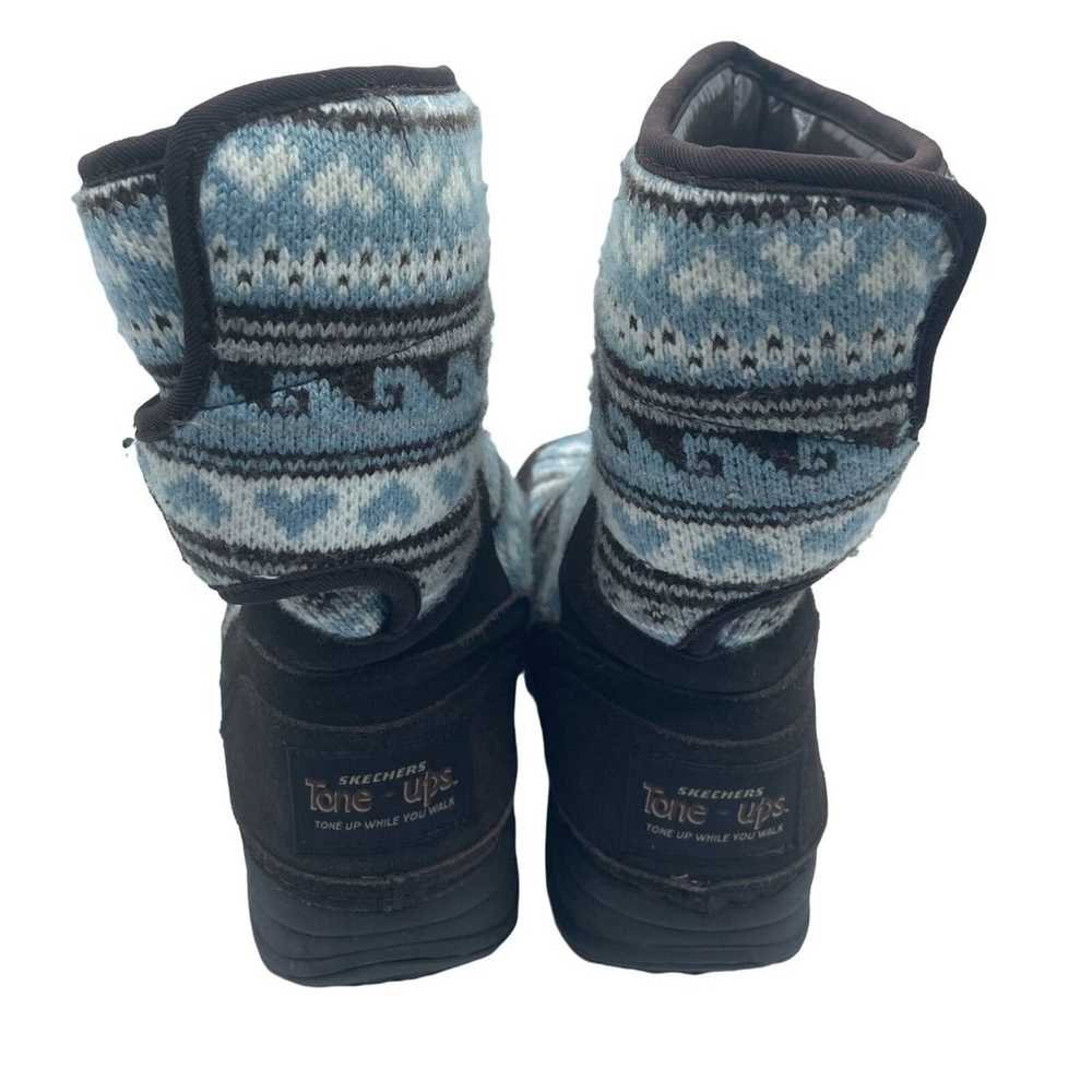 Skechers Tone Up Chalet Carve Snow Boots Blue Win… - image 4