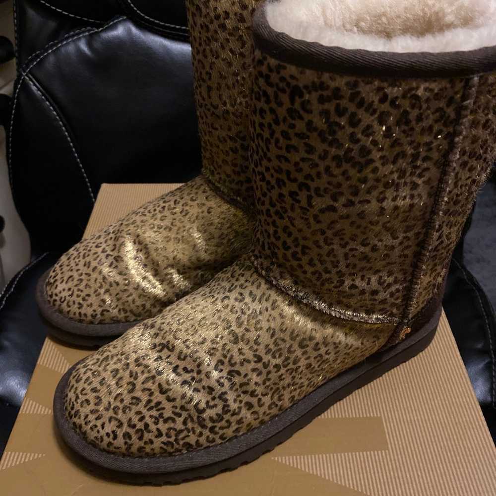 Cheetah UGGs size 6 - image 2