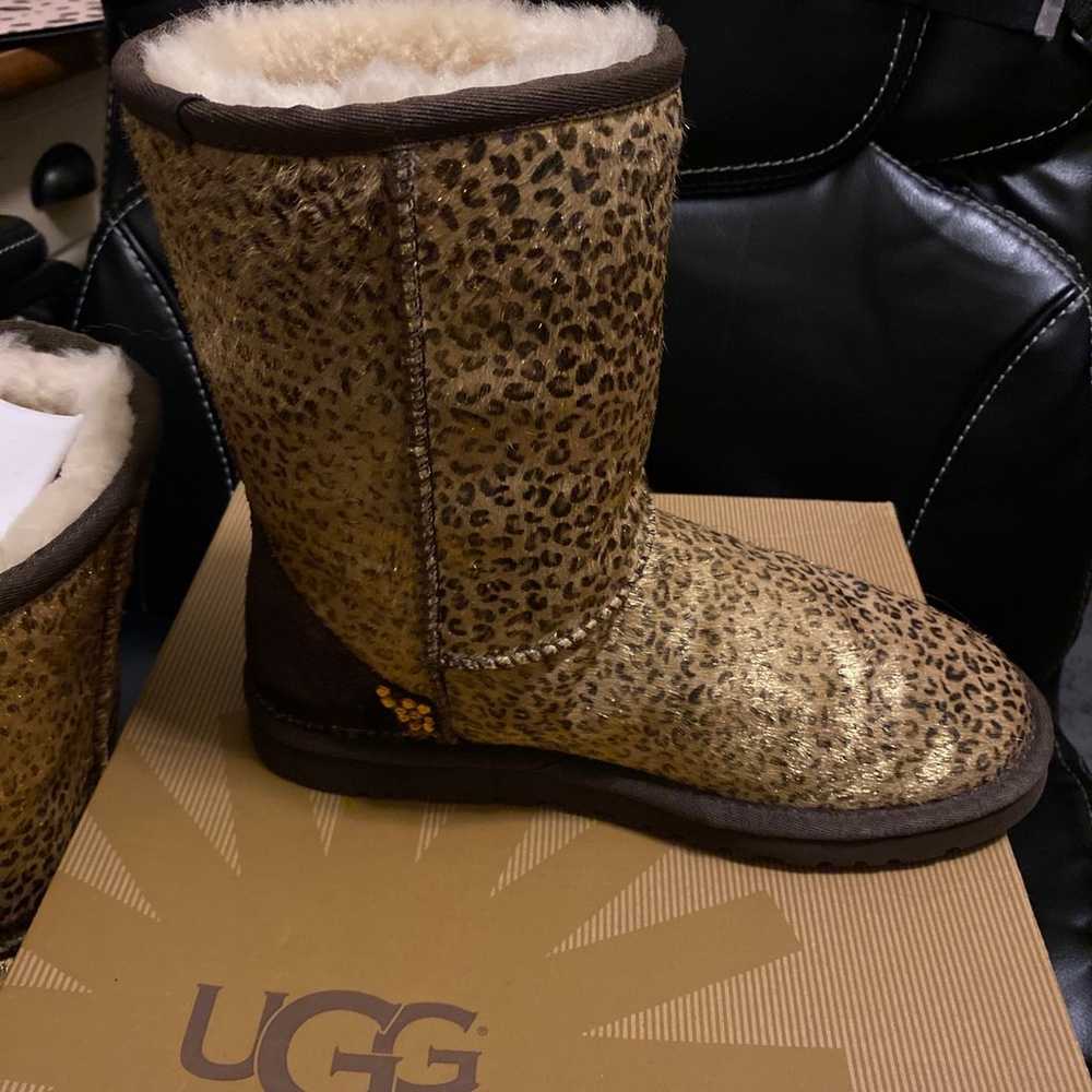 Cheetah UGGs size 6 - image 4