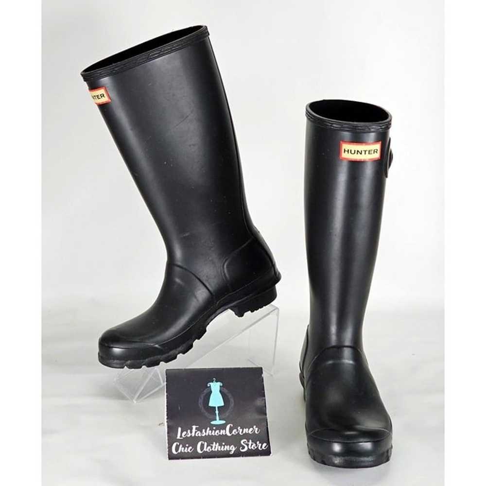 Hunter Women's Original Classic Tall Black Rubber… - image 1