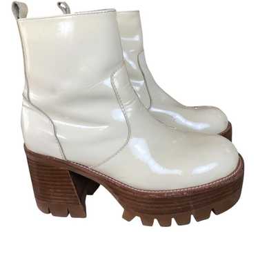 Jeffrey Campbell Quavo Platform Boots Ice Crinkle… - image 1