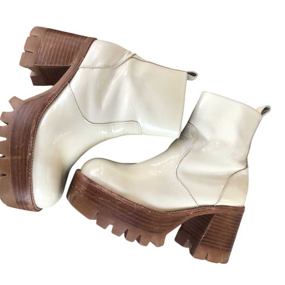 Jeffrey Campbell Quavo Platform Boots Ice Crinkle… - image 3