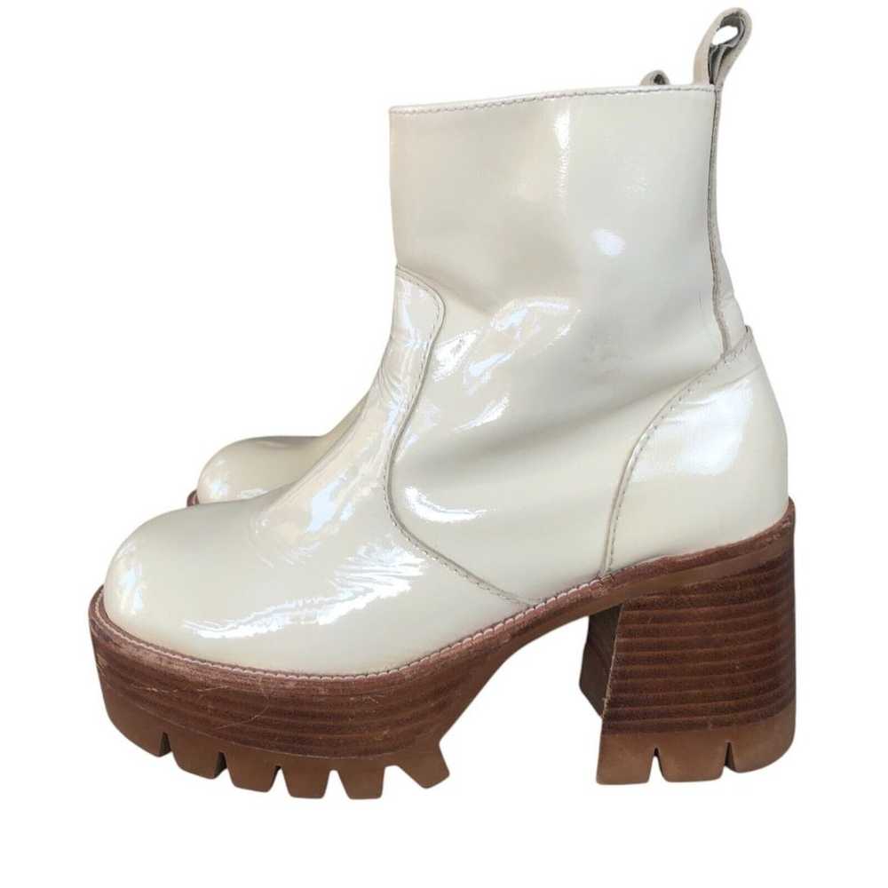 Jeffrey Campbell Quavo Platform Boots Ice Crinkle… - image 5