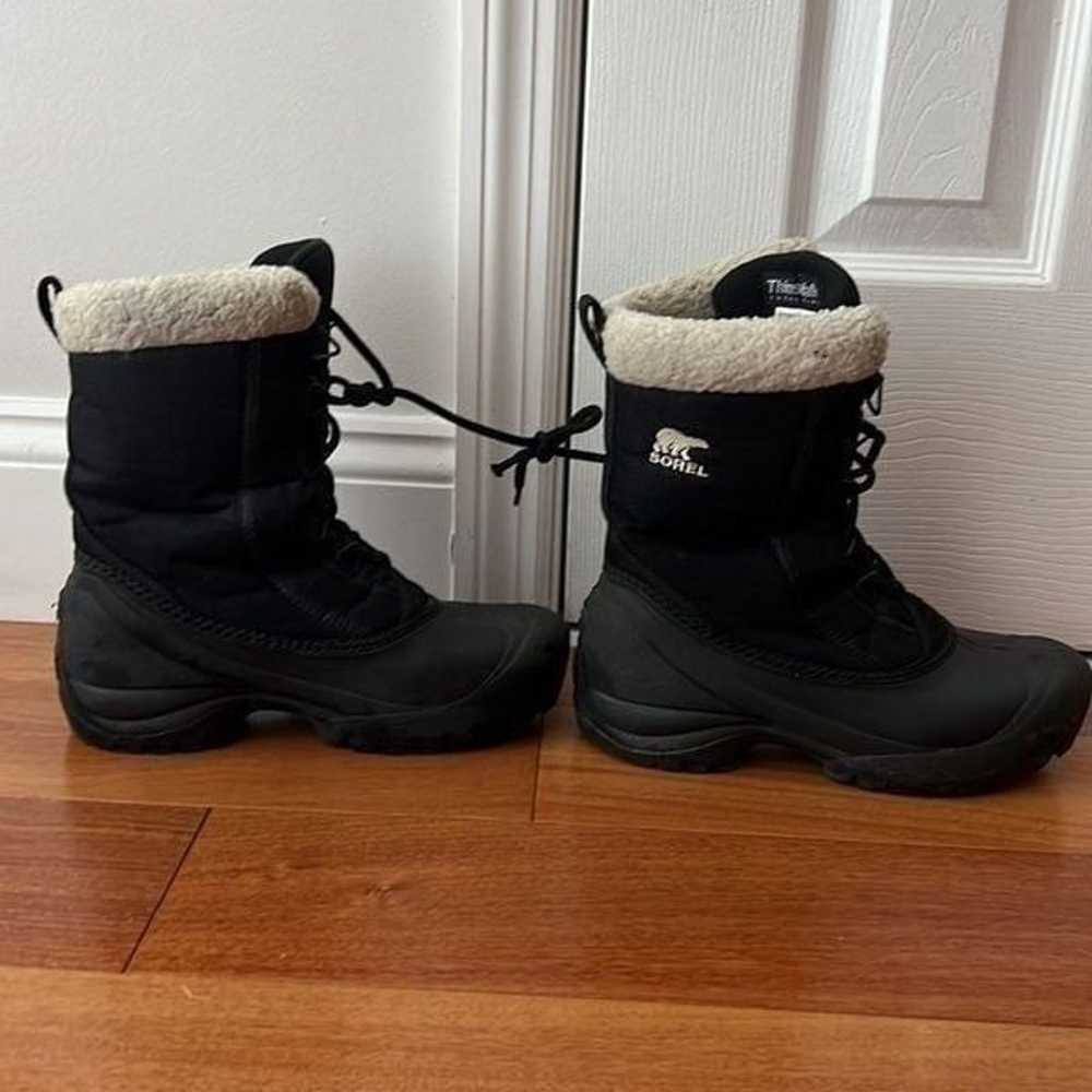 Sorel Black lace insulated waterproof winter boot… - image 2