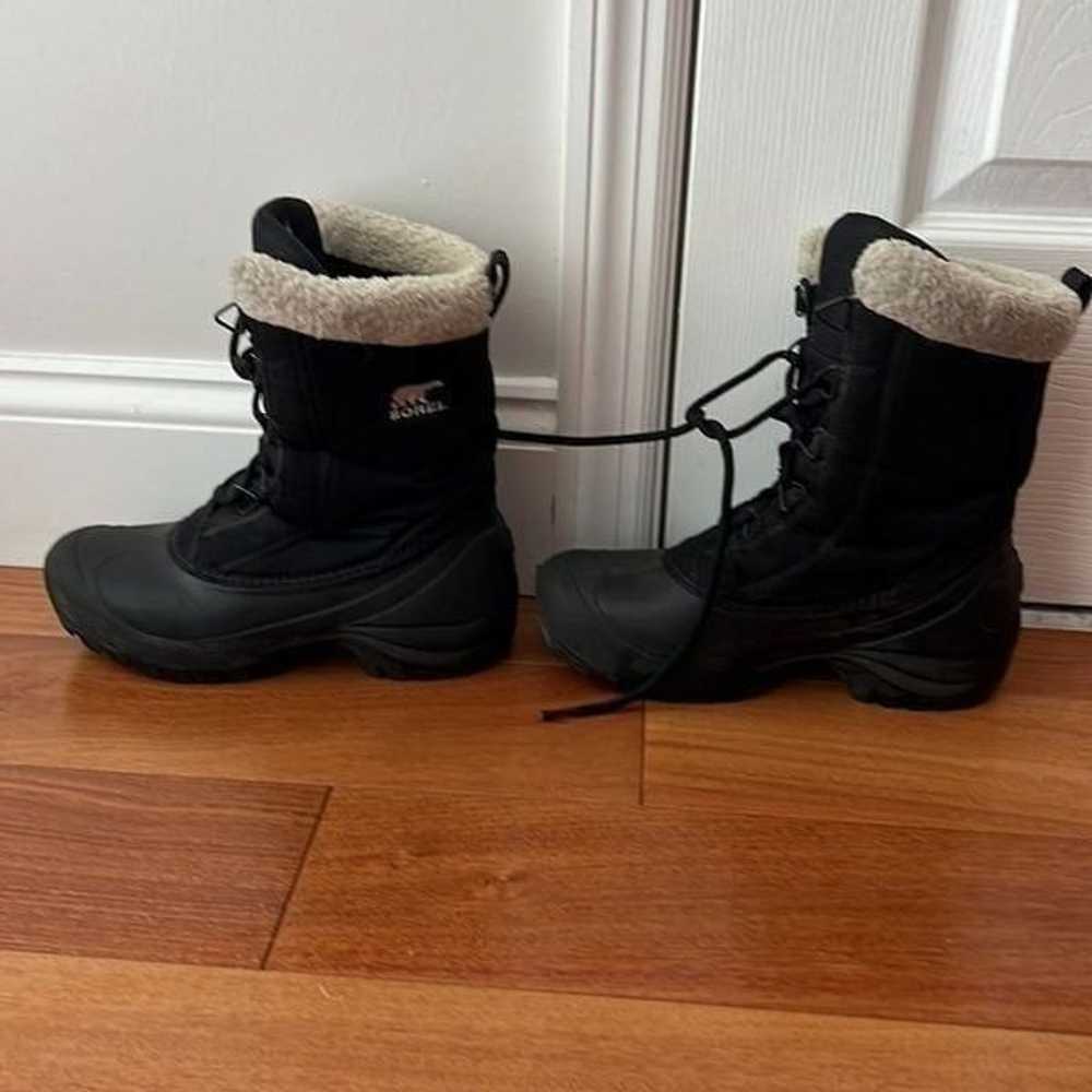 Sorel Black lace insulated waterproof winter boot… - image 3