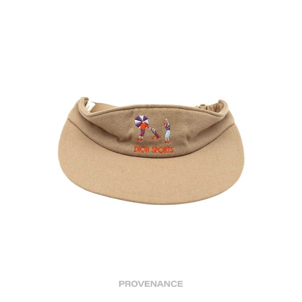 Dior 🔴 Dior Sports Golf Embroidered Visor - Sand - image 3