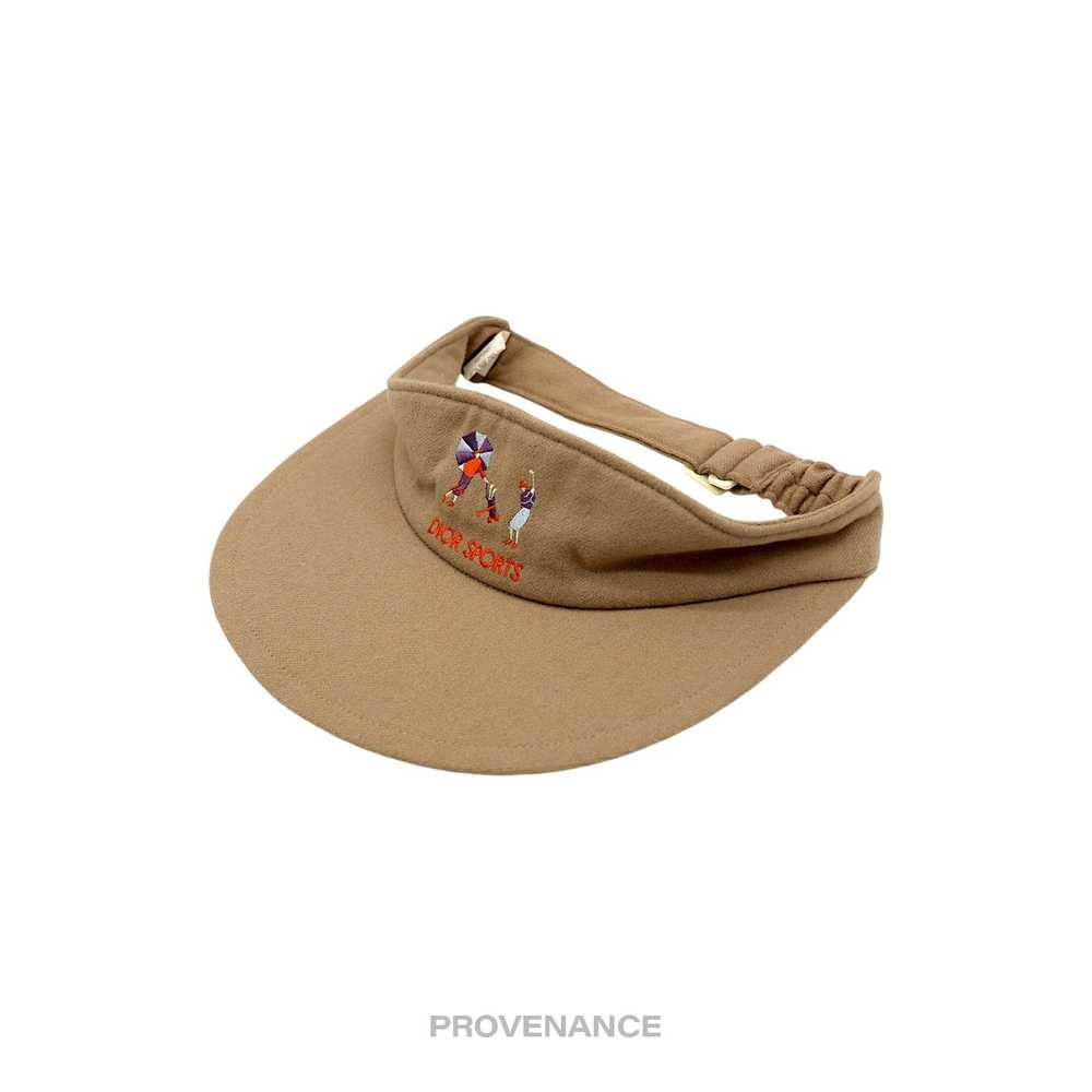 Dior 🔴 Dior Sports Golf Embroidered Visor - Sand - image 4