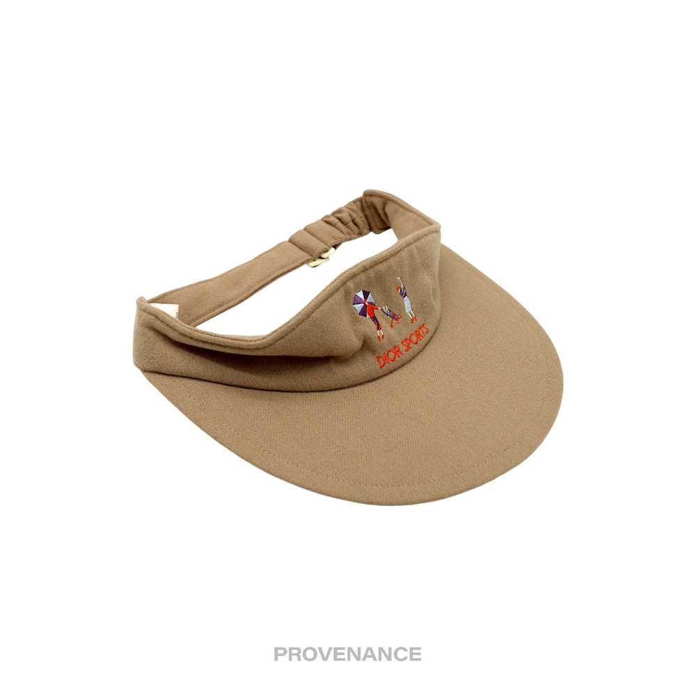 Dior 🔴 Dior Sports Golf Embroidered Visor - Sand - image 5