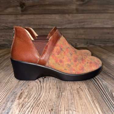 Alegria Natalee Cognac and Roses Bootie