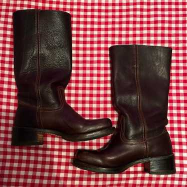 Dark brown Frye campus 14L boots - image 1