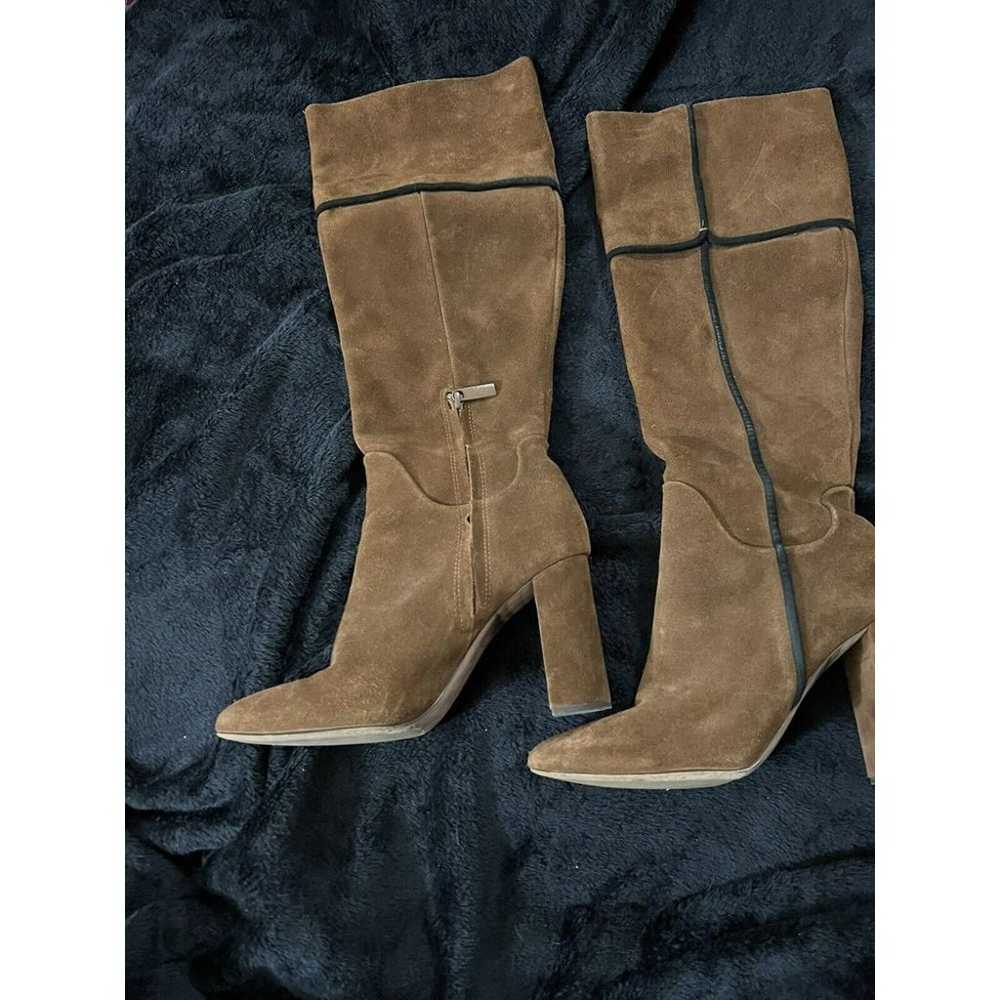 AD & Daughters Theodorah Suede Knee High Heeled B… - image 2