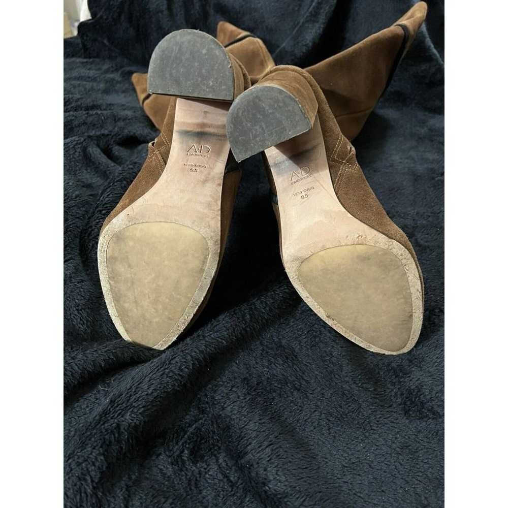 AD & Daughters Theodorah Suede Knee High Heeled B… - image 3