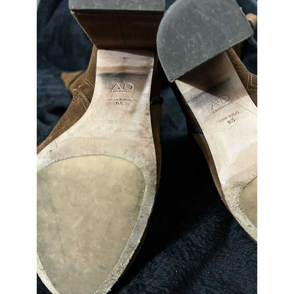 AD & Daughters Theodorah Suede Knee High Heeled B… - image 4