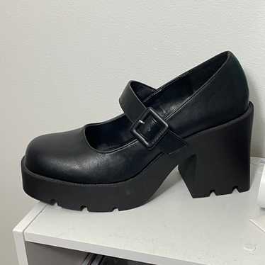 Mary Jane Platform Heels